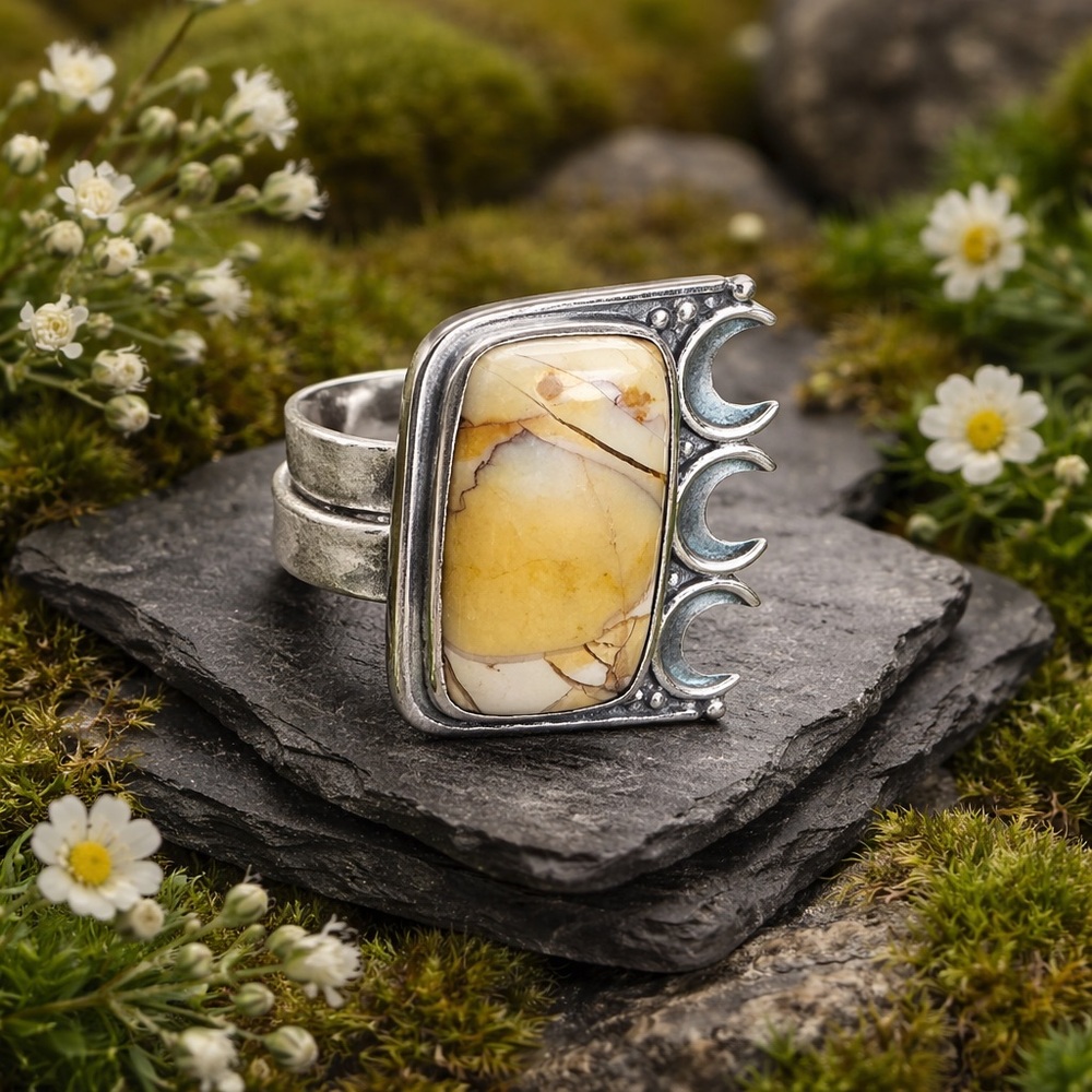 💥SALE💥Brecciated Mookaite Ring
